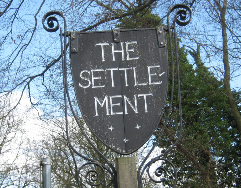Exterior Settlement Sign