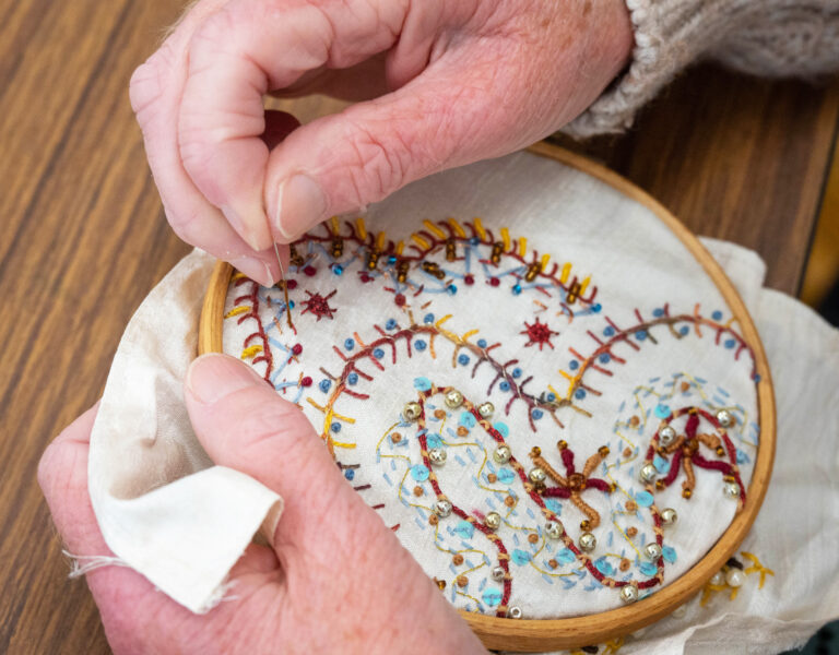 Sewing Hoop Embroidery