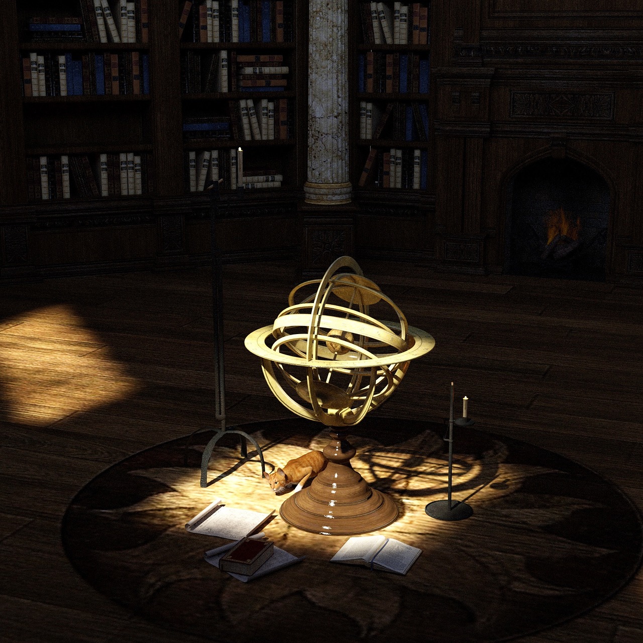 Library Globe 