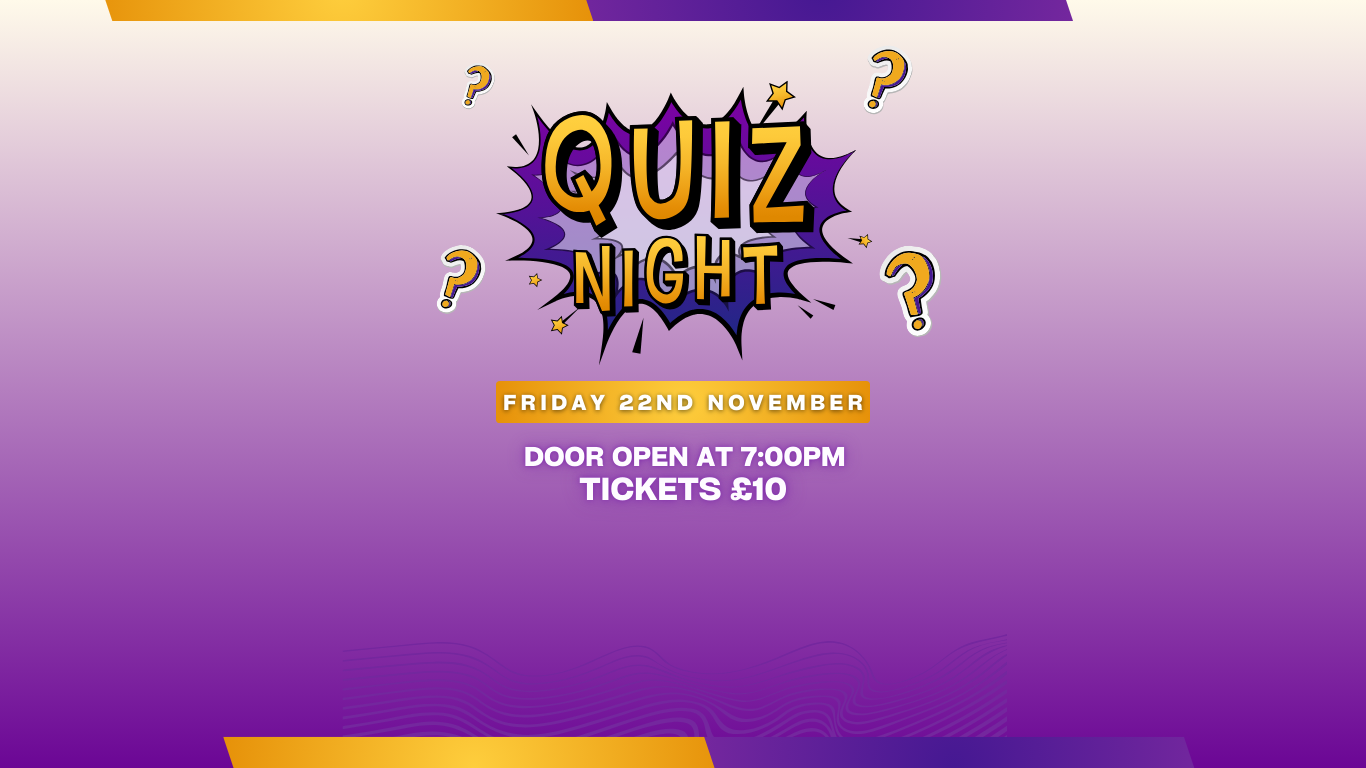 Purple And Yellow Illustrative Quiz Night Poster (website)